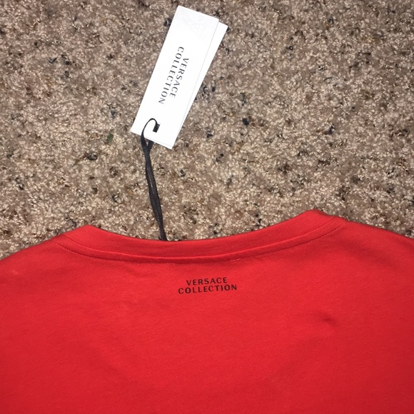 Versace Collection | Foil-Print Graphic T-shirt - Picture 8 of 8